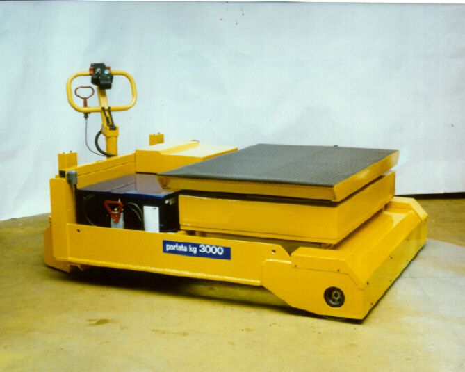 carrelli a batteria che agevolano il montaggio e smontaggio di particolari sottocassa