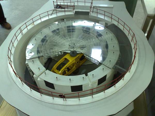 modello rappresentante la centrifuga