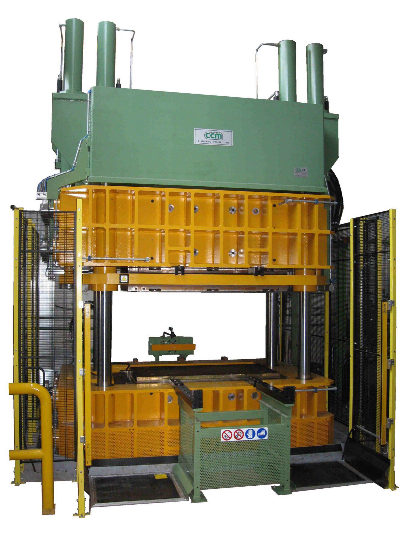 pressa a caldo per blocchi di acetato di cellulosa